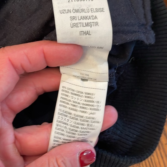 Abercrombie & Fitch black and Gray Varsity Jacket - Picture 4 of 5